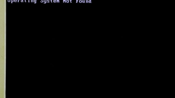Operating System Not Foundが表示される場合の原因と対処法