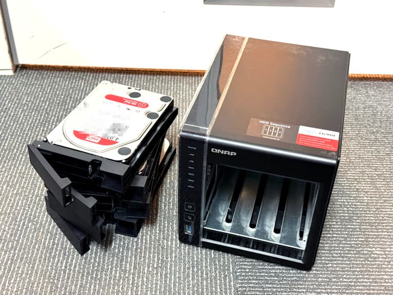 出血値下げ TS-431P NAS 4スロット、静音タイプファンに変更 QNAP TS-431P NAS 4スロット、ファン静音タイプ変更 QNAPのNAS