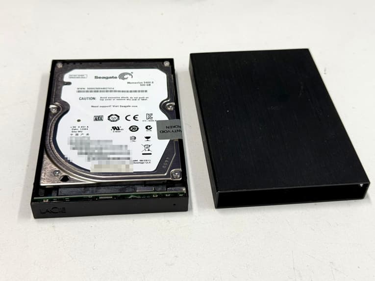 外付けハードディスク・ドライブ anrii_2001 外付け HDD LHD-ENA040U3WR WD Red plus WD40EFZX 搭載